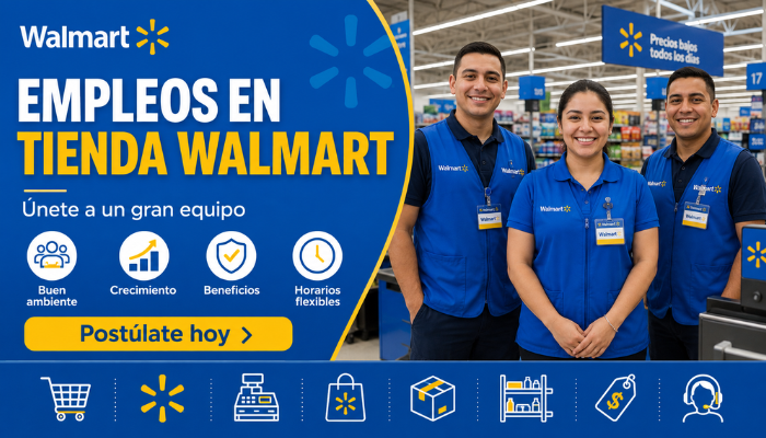 Empleos en Tienda Walmart